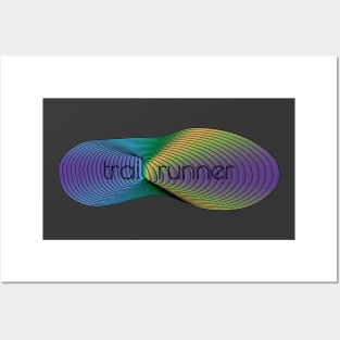 Trail Runner - Purple/Blue/Green/Yellow Posters and Art